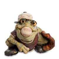 Интерьерная статуэтка Sealmark Frog baseball player 24x20 см Зеленый (261845) Интерьерная статуэтка Sealmark Frog baseball player 24x20 см Зеленый (261845)