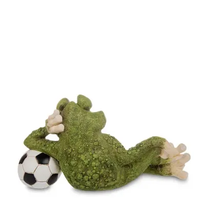 Інтер'єрна статуетка Sealmark Frog goalkeeper 34x17 см Зелений (261847) Інтер'єрна статуетка Sealmark Frog goalkeeper 34x17 см Зелений (261847)