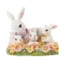 Интерьерная фигурка Sabefet Rabbit Family 11x10 см Белый (261854)