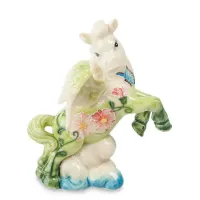 Интерьерная фигурка Pavone Pegasus with floral painting 11x9 см Зеленый (261868) Интерьерная фигурка Pavone Pegasus with floral painting 11x9 см Зеленый (261868)