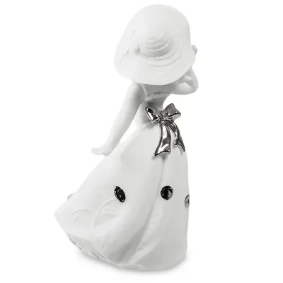 Интерьерная фигурка Pavone Lady in a hat 19 см Белый (261880)