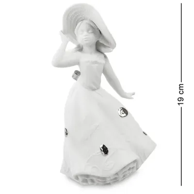 Интерьерная фигурка Pavone Lady in a hat 19 см Белый (261880)