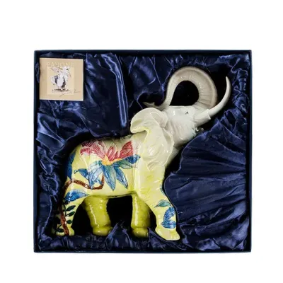 Інтер'єрна фігурка Pavone Elephant 39x41 см Жовтий (261886)