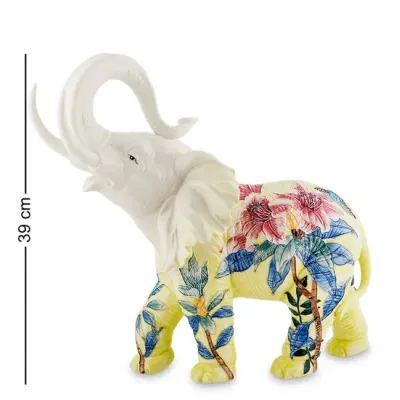 Інтер'єрна фігурка Pavone Elephant 39x41 см Жовтий (261886)