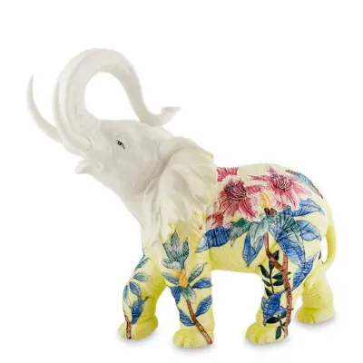 Інтер'єрна фігурка Pavone Elephant 39x41 см Жовтий (261886)