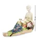 Интерьерная фигурка Pavone Lady with a basket 16x22 см Белый (261888)