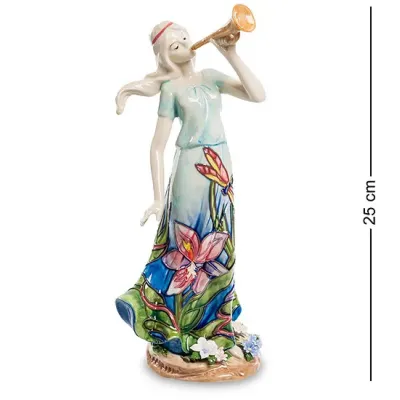 Интерьерная фигурка Pavone Girl with a pipe 25 см Голубой (261891) Интерьерная фигурка Pavone Girl with a pipe 25 см Голубой (261891)
