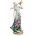 Интерьерная фигурка Pavone Girl with a pipe 25 см Голубой (261891)