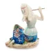 Інтер'єрна фігурка Pavone Girl with a flute 15 см Блакитний (261894)