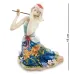 Інтер'єрна фігурка Pavone Girl with a flute 15 см Блакитний (261894)