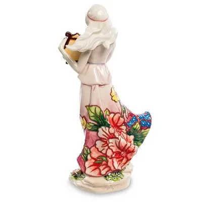 Интерьерная фигурка Pavone Girl with a lyre 23 см Розовый (261895)