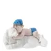 Фигурка интерьерная Pavone Boy with a dog 12 см Белый (261913)