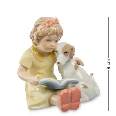 Интерьерная фигурка Pavone Girl with a dog 9 см Желтый (261916) Интерьерная фигурка Pavone Girl with a dog 9 см Желтый (261916)
