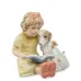 Интерьерная фигурка Pavone Girl with a dog 9 см Желтый (261916)