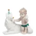 Интерьерная фигурка Pavone Boy with a dog 12 см Белый (261921)