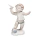 Интерьерная фигурка Pavone Boy with a plane 14 см Белый (261923)