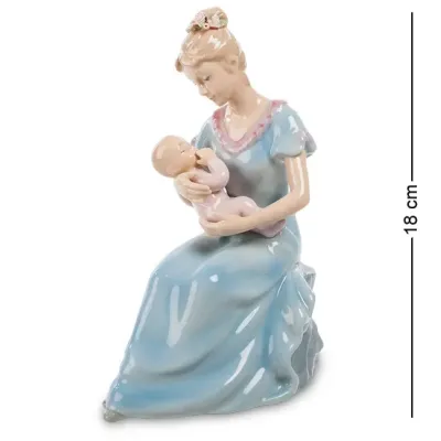 Интерьерная фигурка Pavone Happy motherhood 18 см Голубой (261933)