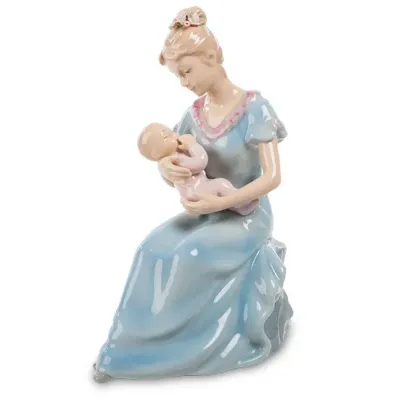 Інтер'єрна фігурка Pavone Happy motherhood 18 см Блакитний (261933) Інтер'єрна фігурка Pavone Happy motherhood 18 см Блакитний (261933)