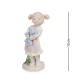 Інтер'єрна фігурка Pavone Girl with teddy bear 10 см Білий (261938)