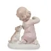 Інтер'єрна фігурка Pavone Girl with puppy 11.5 см Білий (261939)