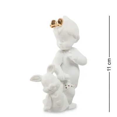 Интерьерная фигурка Pavone Girl with a bunny 11 см Белый (261940) Интерьерная фигурка Pavone Girl with a bunny 11 см Белый (261940)