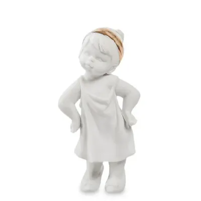 Інтер'єрна фігурка Pavone Girl with headband 11 см Білий (261941) Інтер'єрна фігурка Pavone Girl with headband 11 см Білий (261941)