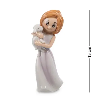 Интерьерная фигурка Pavone Girl with a puppy 13 см Белый (261947) Интерьерная фигурка Pavone Girl with a puppy 13 см Белый (261947)