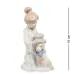 Интерьерная фигурка Pavone Girl with a dog 16 см Белый (261950)