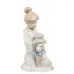 Интерьерная фигурка Pavone Girl with a dog 16 см Белый (261950)