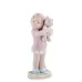 Інтер'єрна фігурка Pavone Girl with a toy 11 см Рожевий (261951)