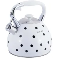Чайник для плити із нержавіючої сталі 3л white with black polka dots
Kamille DP262110 Чайник для плити із нержавіючої сталі 3л white with black polka dots
Kamille DP262110