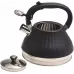 Чайник для плиты Whistling Kettle Marshmallow из нержавеющей стали 3л black Kamille DP262114