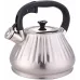 Чайник для плиты Whistling Kettle Marshmallow 3л из нержавеющей стали 3л silver Kamille DP262115