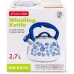 Чайник для плити Flower field із нержавіючої сталі 2,7л white with blue Kamille DP262118 Чайник для плити Flower field із нержавіючої сталі 2,7л white with blue Kamille DP262118