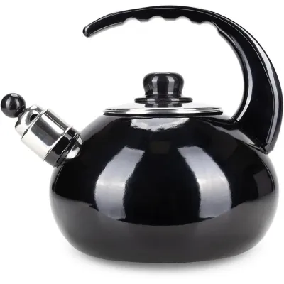 Чайник для плиты Boiling Water 2,5л black Kamille DP262127