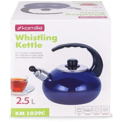 Чайник для плиты Boiling Water 2,5л blue Kamille DP262129