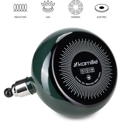 Чайник для плиты Boiling Water 2,5л green Kamille DP262130 Чайник для плиты Boiling Water 2,5л green Kamille DP262130