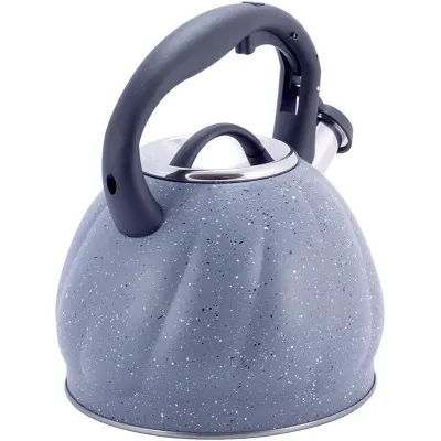 Чайник для плити Grey Marble з нержавіючої сталі 3л Kamille DP262136 Чайник для плити Grey Marble з нержавіючої сталі 3л Kamille DP262136