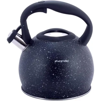 Чайник для плити Black Granite із нержавіючої сталі 3л Kamille DP262137