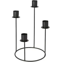 Декоративний свічник Bona 14х14х27 см Black (DP262391)