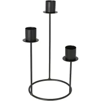 Декоративний свічник Bona 12х12х24 см Black (DP262392)
