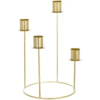 Декоративный подсвечник Bona 16х16х26 см Gold (DP262395) Декоративный подсвечник Bona 16х16х26 см Gold (DP262395)