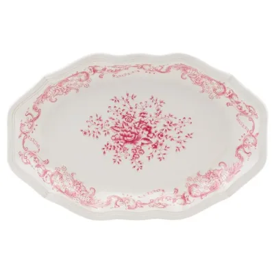 Набор тарелок Lefard Glamor 31х20 см Бело-розовый 6 шт AL262642