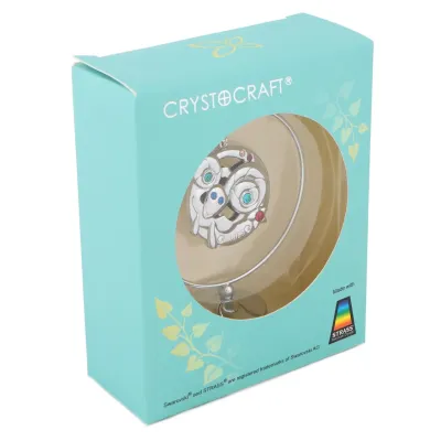 Інтер'єрна статуетка Crystocraft Sea horse 10х3 см Сріблястий (262661)