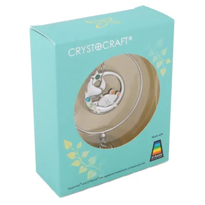 Інтер'єрна статуетка Crystocraft Cancer 8х7 см Сріблястий (262664)