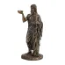 Інтер'єрна фігурка Veronese God of Medicine Asclepius 16 см Коричневий (262708)