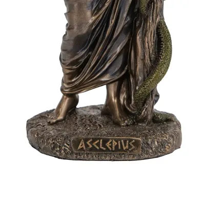 Інтер'єрна фігурка Veronese God of Medicine Asclepius 16 см Коричневий (262708)