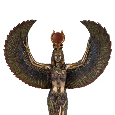Інтер'єрна фігурка Veronese Goddess of fertility Isis 33x25 см Коричневий (262709)