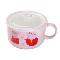 Миска для локшини YIWU Smiley 770 мл Рожевий (HP-15-12) Миска для локшини YIWU Smiley 770 мл Рожевий (HP-15-12)