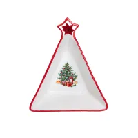 Салатница YIWU Christmas 14.5x12 см Красно-белый (HP-SD-3)